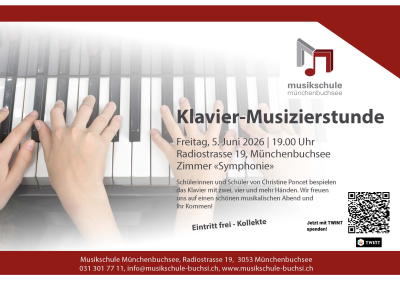 Klavier-Musizierstunde